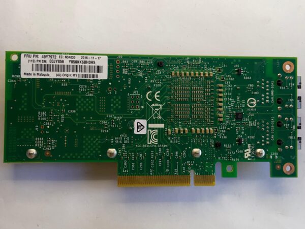 Placa de Rede IBM X540-T2 10GB RJ45 2-Port 49Y7972 03T8765 - Imagem 2