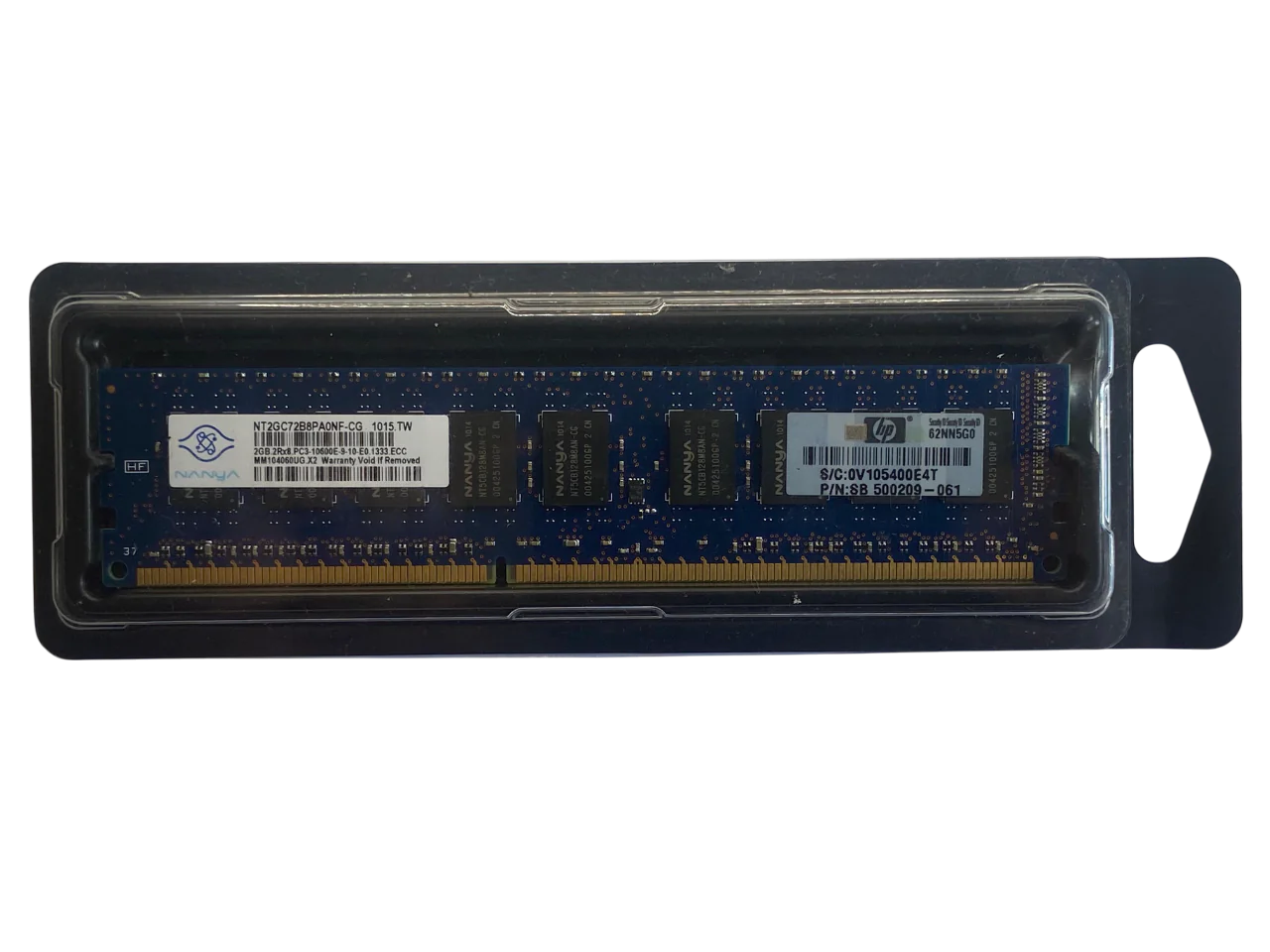 MEMÓRIA HP 2GB 1333 UDIMM SERVER 500209-061 500209-261 - Imagem 2