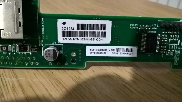BACKPLANE HP DL160 DL360 G6 535348-001 534155-001