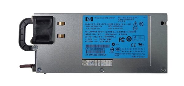 FONTE HP 460W P/ DL160 G6 499250-101 499249-001 536404-001