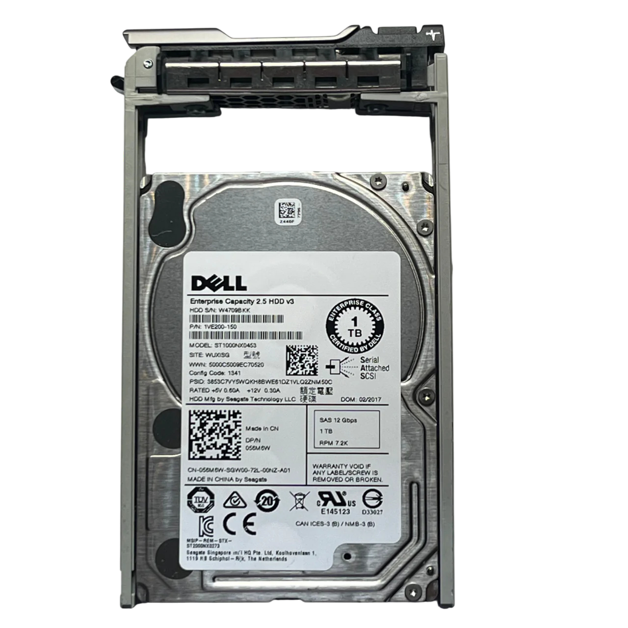 HD DELL 1TB 2,5 7.2K SAS 12GB 056M6W 56M6W