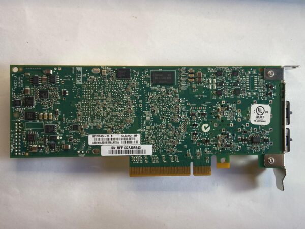 Placa de Rede HP NC523SFP QLE3242 10GB SFP+ 2-Port 593742-001 593717-B21 - Imagem 2
