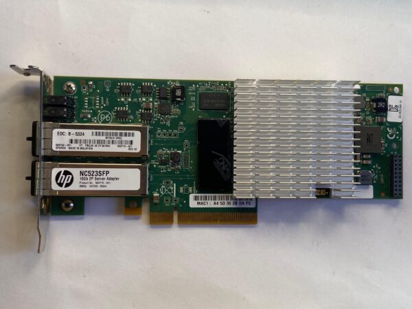 Placa de Rede HP NC523SFP QLE3242 10GB SFP+ 2-Port 593742-001 593717-B21