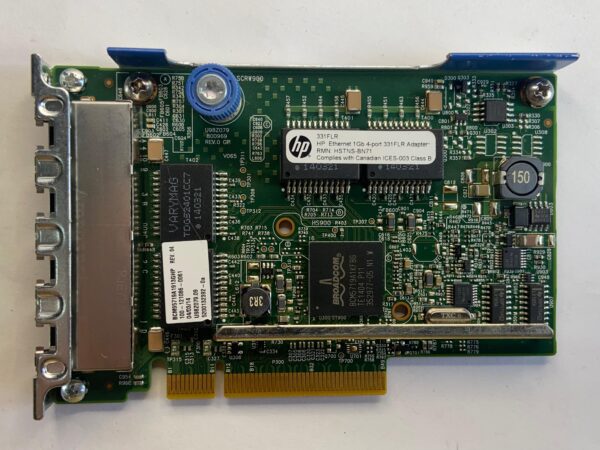 Placa de Rede HP 331FLR 1GB RJ45 4-Port LOM 629133-001 634025-001