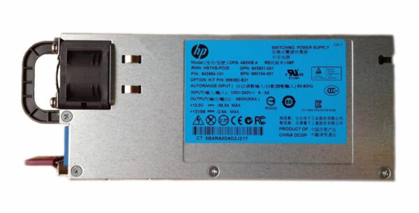FONTE HP 460W 660184-001 656362-B21 643954-101 643931-001