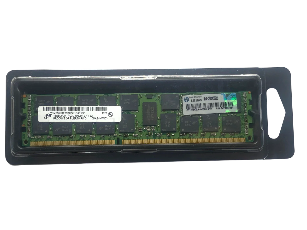 MEMÓRIA HP 16GB DDR3-1333 RDIMM 647653-081 647901-B21 - Imagem 2