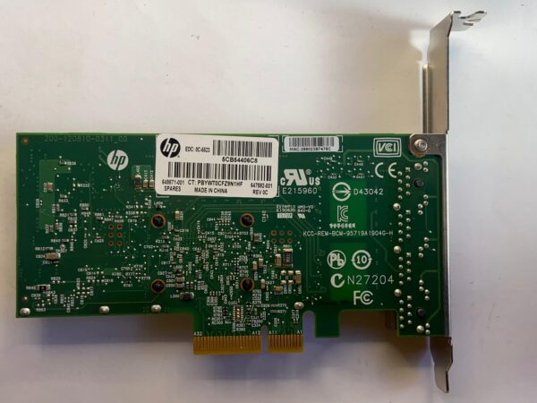 Placa de Rede HP 331T 1GB RJ45 4-Port 649871-001 647594-B21 - Imagem 2