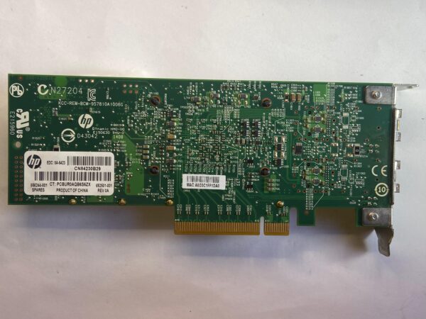 Placa de Rede HP 530SFP 10GB SFP+ 2-Port 656244-001 652503-B21 - Imagem 2
