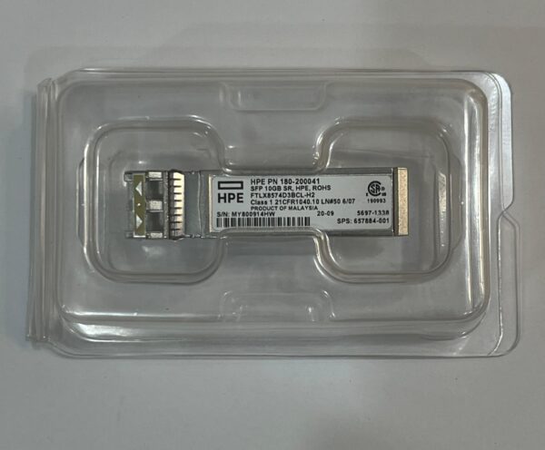 GBIC HP 10GB SFP PN 657884-001 180-200041 FTLZ8574D3BCL-H2