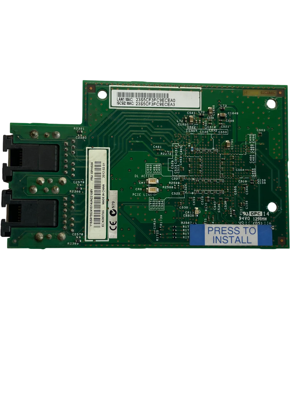 Placa de Rede IBM Integrada BCM5709 1GB RJ45 2-Port 69Y4509 - Imagem 2