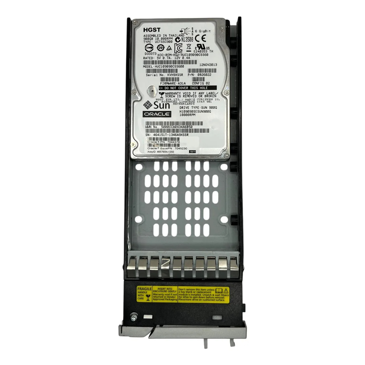 HD SUN ORACLE 900GB 10K SAS 6GB 2.5 7045230 7044376