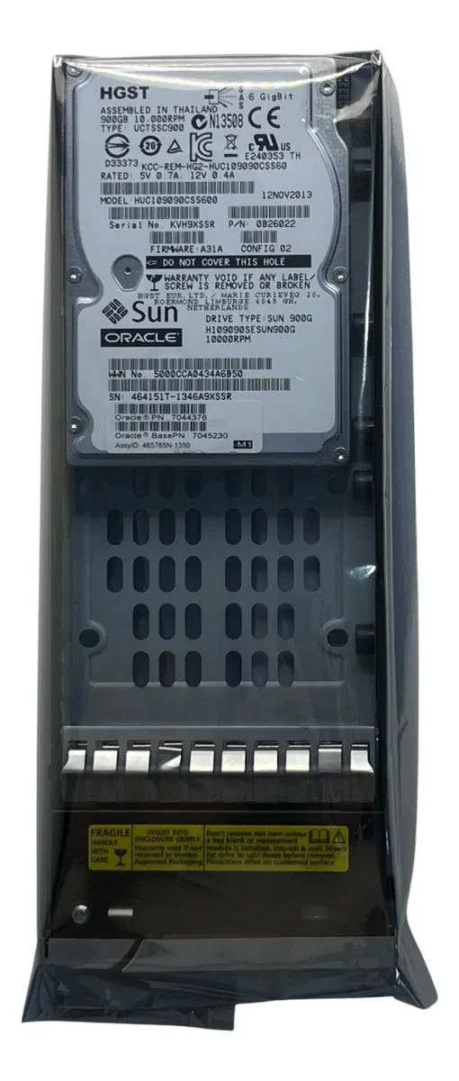HD SUN ORACLE 900GB 10K SAS 6GB 2.5 7045230 7044376 - Imagem 3