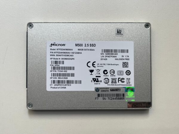 SSD HP 960GB 2,5 SATA 6GB 731041-002 734567-001 734528-001