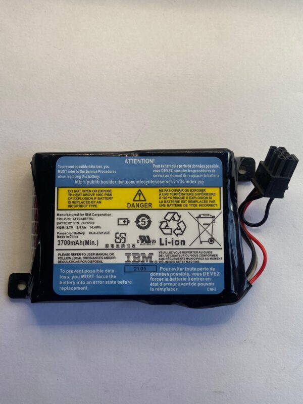 BATERIA IBM 3700MAH 2B4C P720 P740 74Y9340 74Y6870 74Y6773