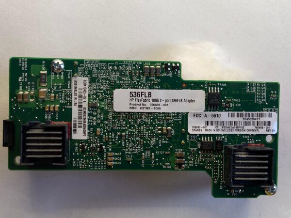 Placa de Rede HP FlexFabric 536FLB 10GB LOM 766488-001 - Imagem 2