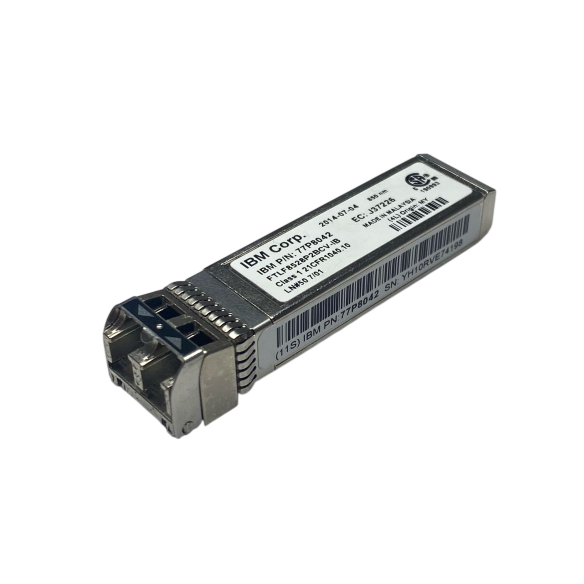 Gbic IBM 8GB SR SW MMF LC 300m 77P8042