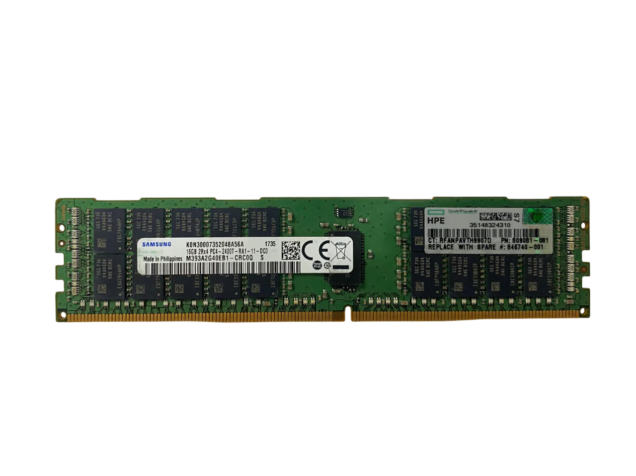MEMORIA HP 16GB 2400 RDIMM 809081-081 846740-001 836220-B21 - Imagem 3