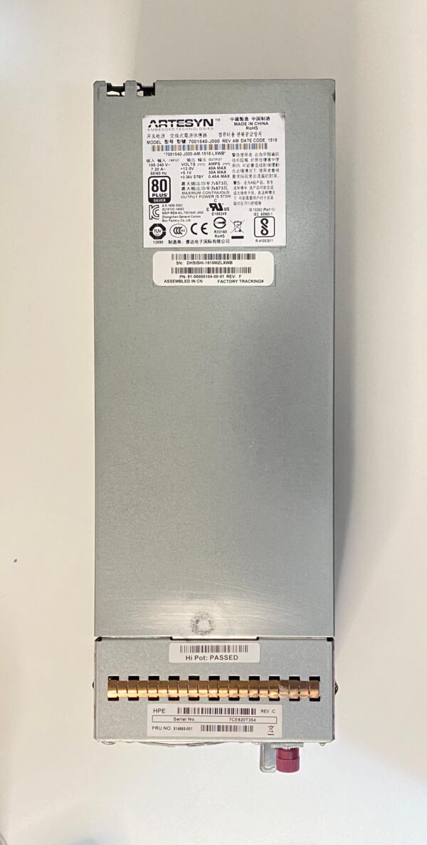FONTE HP 595W STORAGE MSA 2040 814665-001