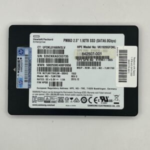 SSD HP 1.92TB 6GB SATA 2,5 842507-001 816876-005