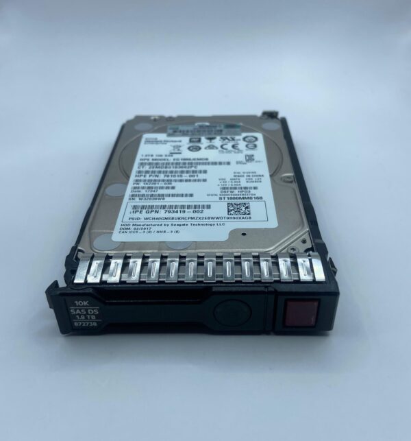 HD HP 1.8TB 10K 2,5 SAS 12GB 872738-001 793419-001 768789-001 872481-B21 seminovo - Imagem 2
