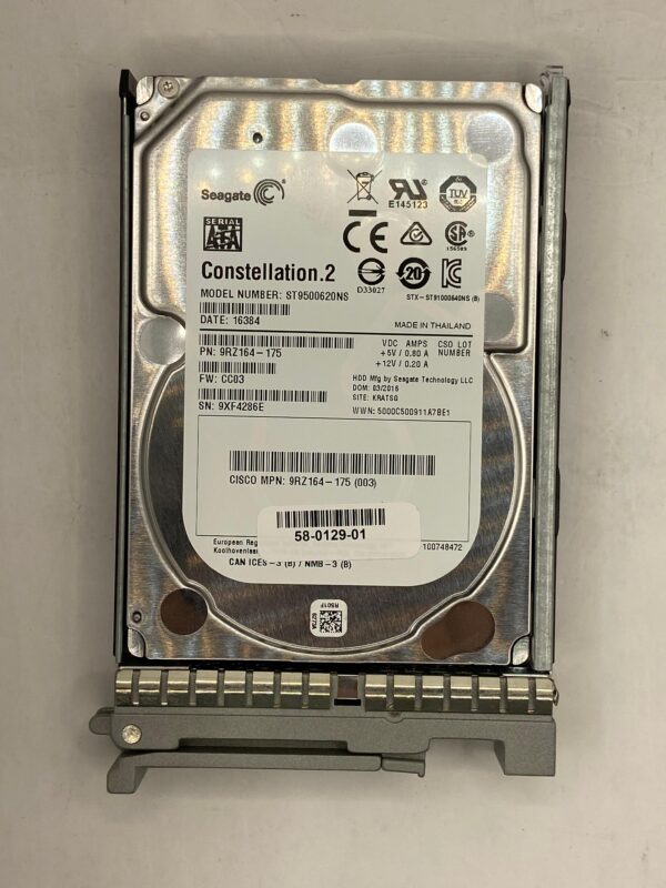 HD CISCO 500GB 7.2K 2,5 SATA 6GB A03-D500GC3 58-0129-01