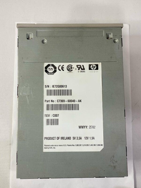 LTO HP ULTRUIM 230 200GB LVD SCSI C7369-60040-AK