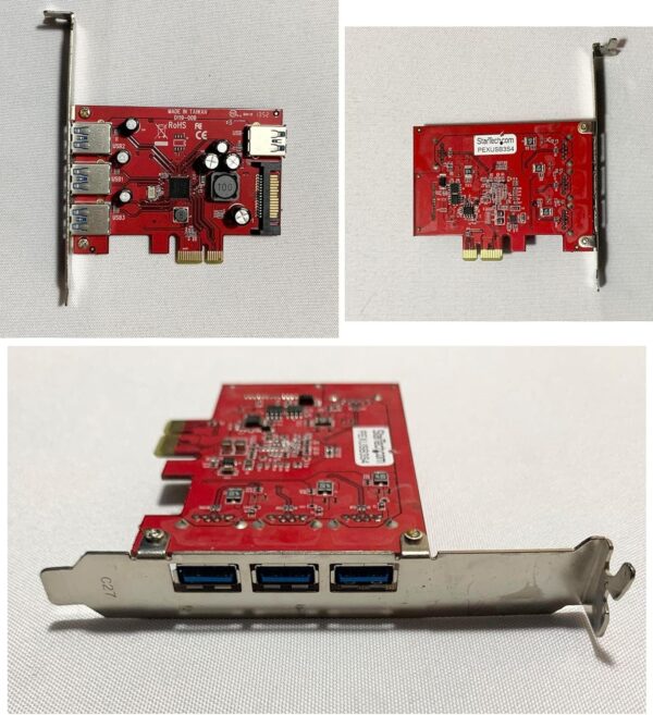 PLACA EXPANSÃO STARTECH 4 PORT USB 3.0 CARD SATA D119-00B