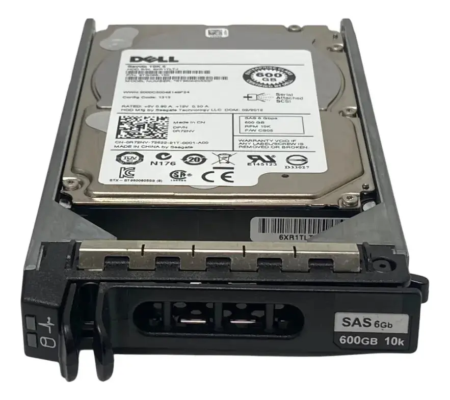 HD DELL 600GB 2,5 6GB 10K SAS 0R72NV R72NV - Imagem 2