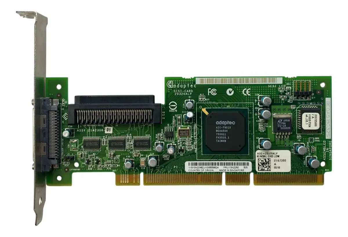 IBM HBA SCSI Ultra-320 SCSI VHDCI HD-68 1-Port 13N2250 13N2249 - Imagem 2
