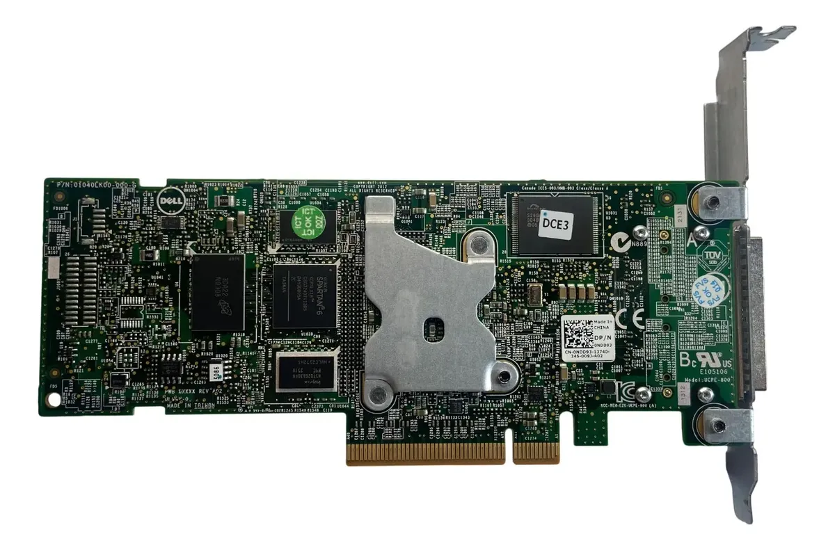Controladora DELL H810 6GB Mini-SAS SFF-8088 2-Port 0NDD93 NDD93 - Imagem 4
