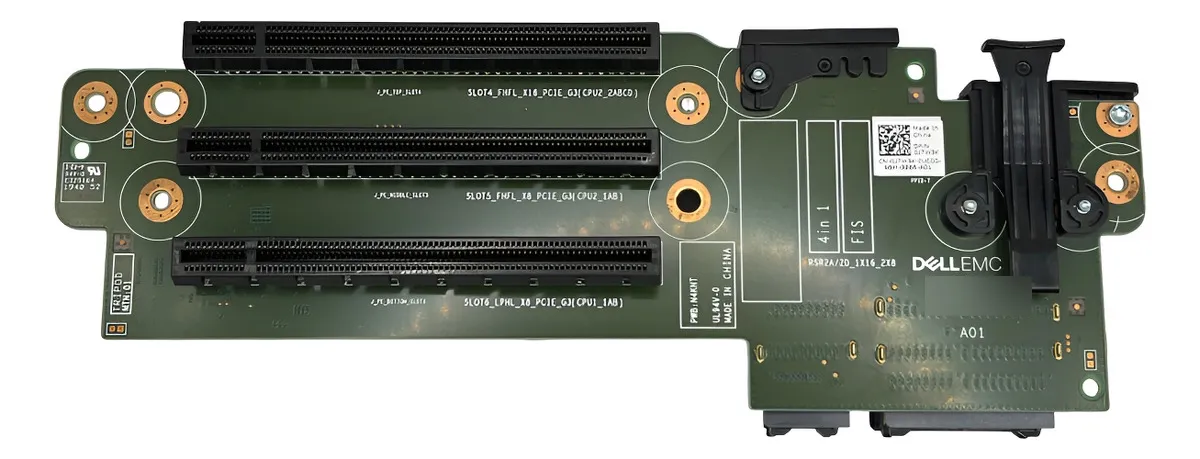 Riser DELL 2 R740 1-Slot x16 2-Slots 2x8 0J7W3K J7W3K - Imagem 2
