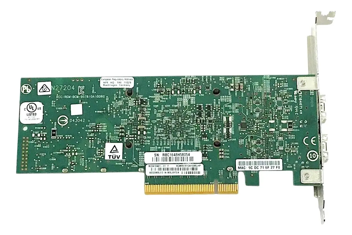 Placa de Rede HP 530SFP 10GB SFP+ 2-Port 656244-001 652503-B21 - Imagem 4