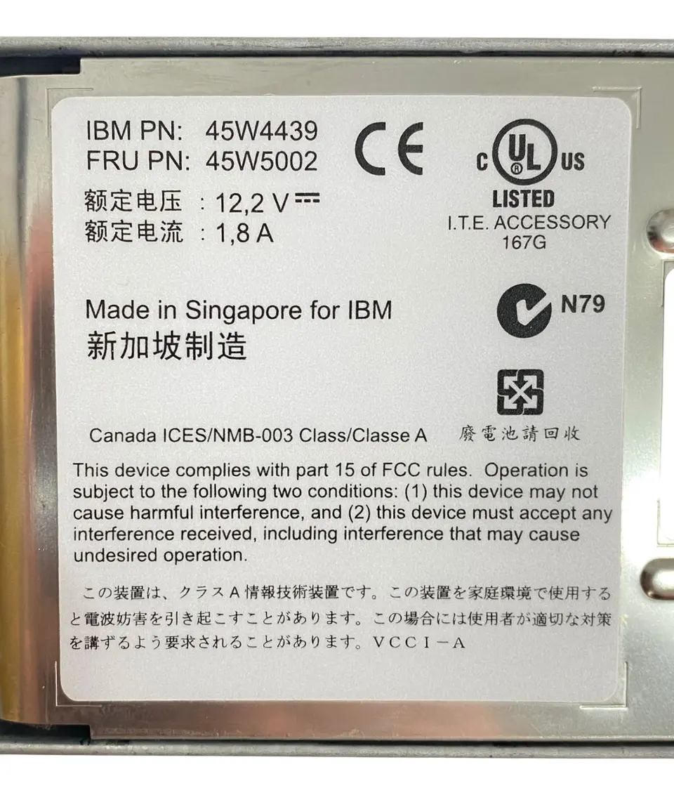 Bateria IBM 12.2V 1.8A BladeCenter S Raid 45W5002 45W4439 - Imagem 4