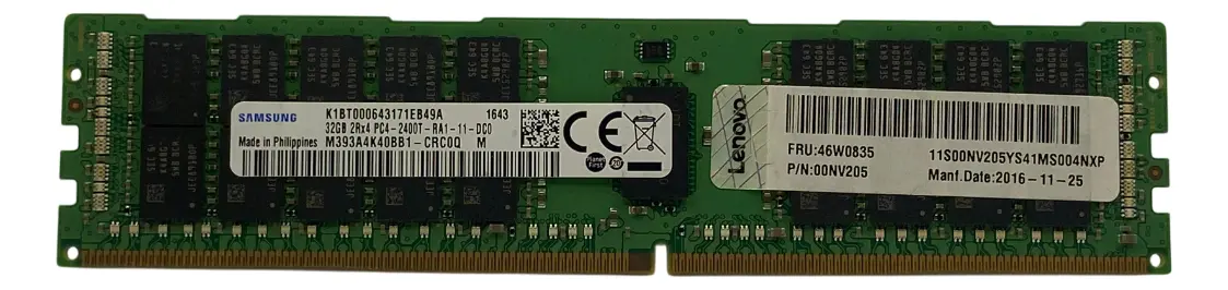 MEMÓRIA LENOVO 32GB PC4-2400T RDIMM 46W0835 46W0833 - Imagem 2