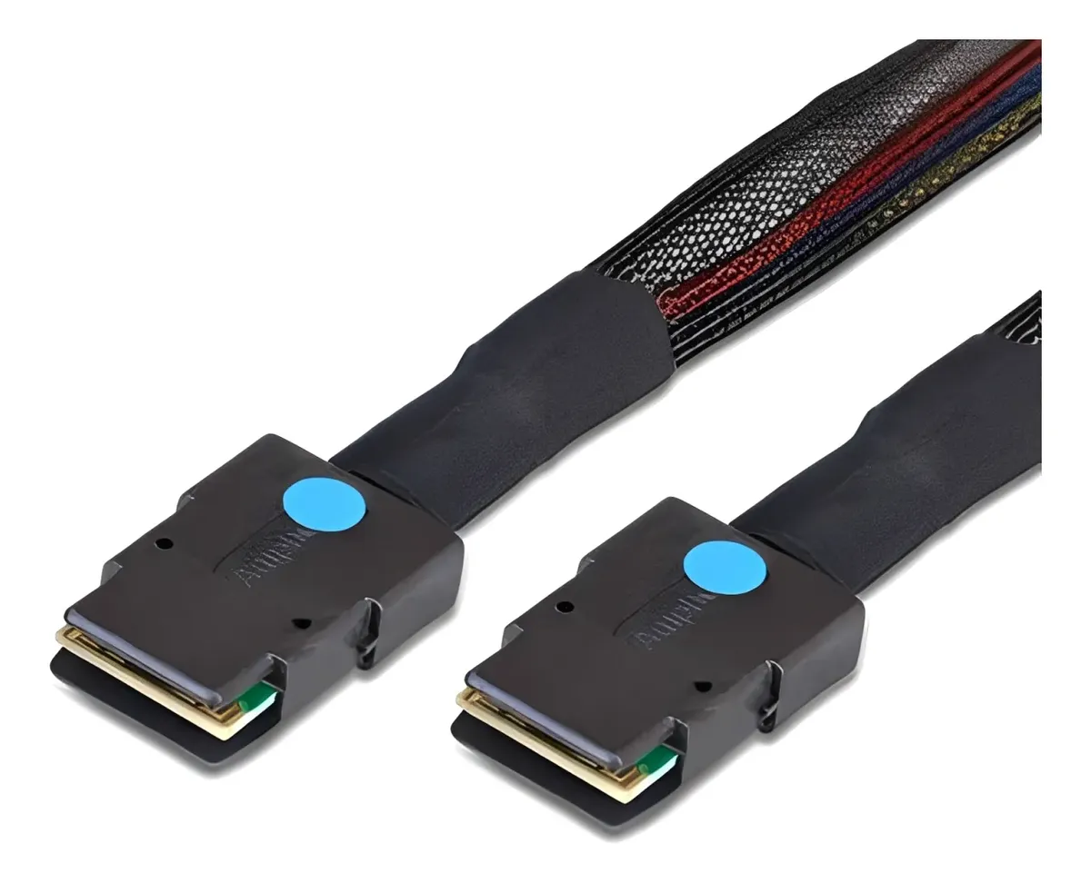 Cabo Mini SAS SFF-8087 83cm HP 498426-001 - Imagem 4