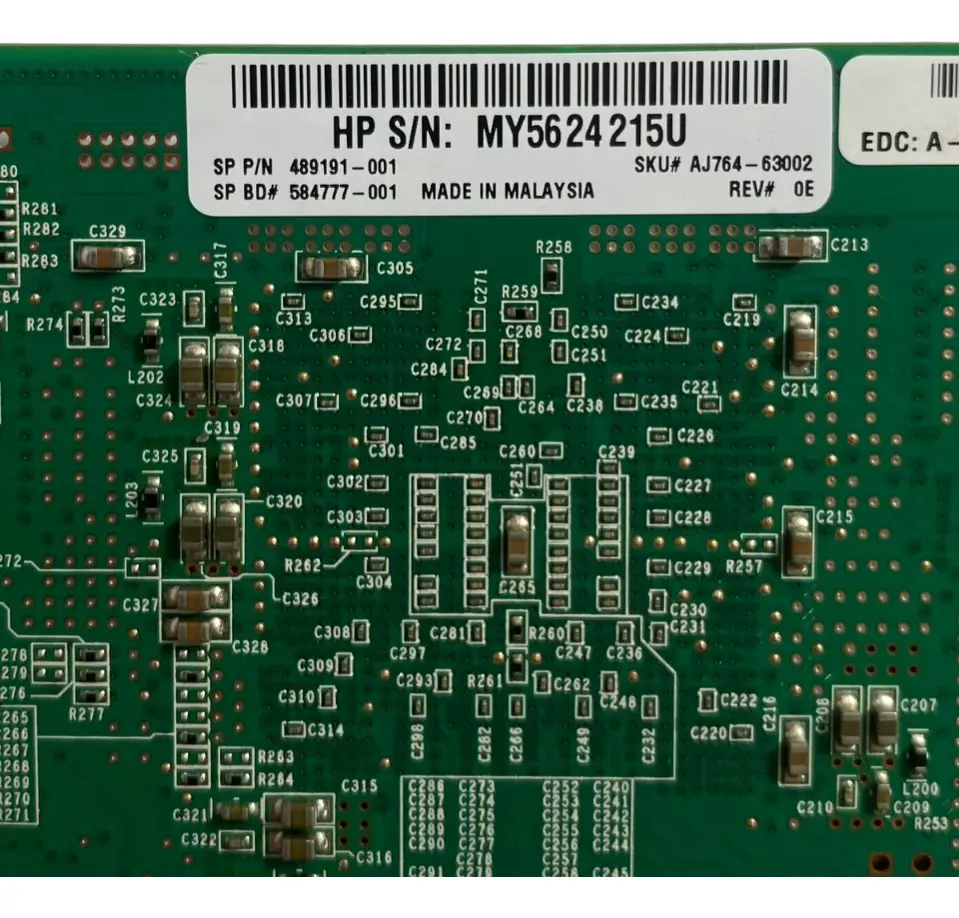 PLACA HBA HP 8GBP/S FC 2-PORT AJ764-63002 489191-001 - Imagem 4
