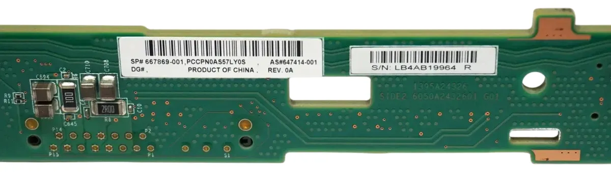 Backplane HP DL360e DL360p G8 4-Baias 3,5 647414-001 - Imagem 4