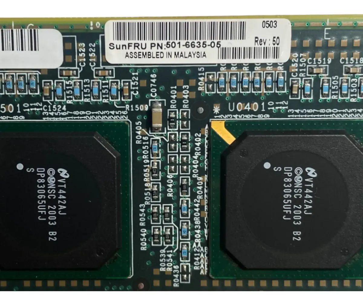 Placa de Rede Sun 2x1GB RJ45 2xUltra2 SCSI 4-Port 501-6635 X4422A - Imagem 5