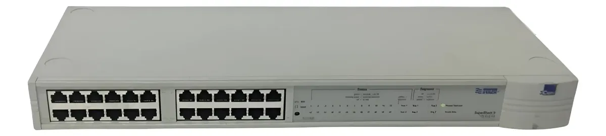 Switch 3Com Super Stack II PS Hub 40 RJ45 24-Port 1640-610-000 - Imagem 2