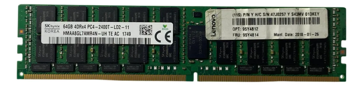 MEMORIA LENOVO 64GB PC4-2400 LRDIMM 95Y4812 95Y4814 - Imagem 3