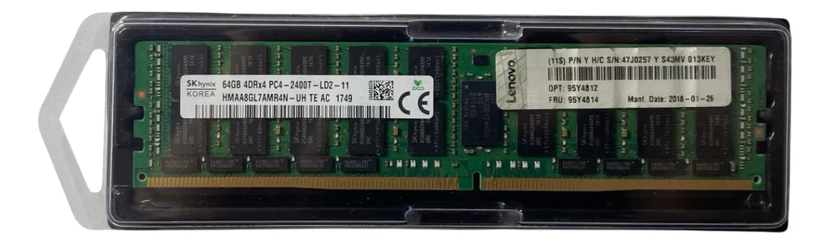 MEMORIA LENOVO 64GB PC4-2400 LRDIMM 95Y4812 95Y4814 - Imagem 2