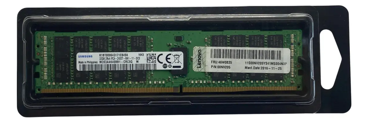 MEMÓRIA LENOVO 32GB PC4-2400T RDIMM 46W0835 46W0833 - Imagem 3