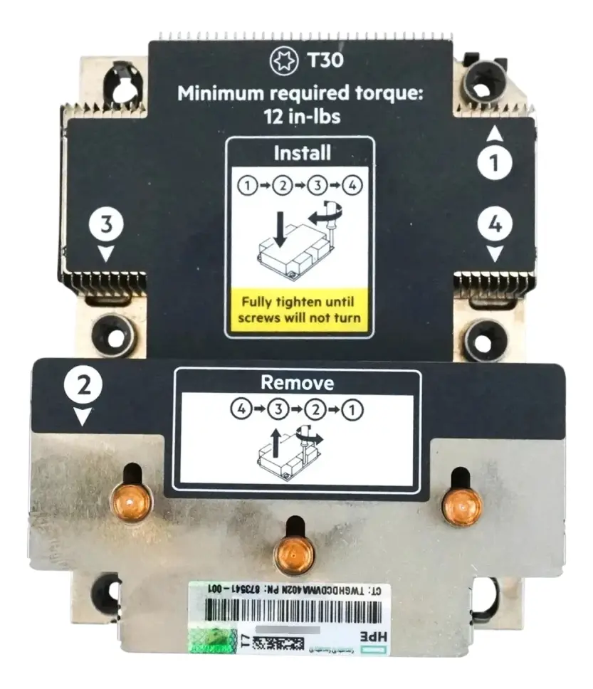 Dissipador Hp Dl380 G10 High Performance 873595-001 826706-B21 - Imagem 3