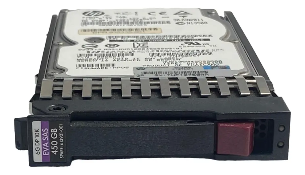 HD HP 450GB 2,5 10K SAS 6GB 613921-001 AW612A - Imagem 2