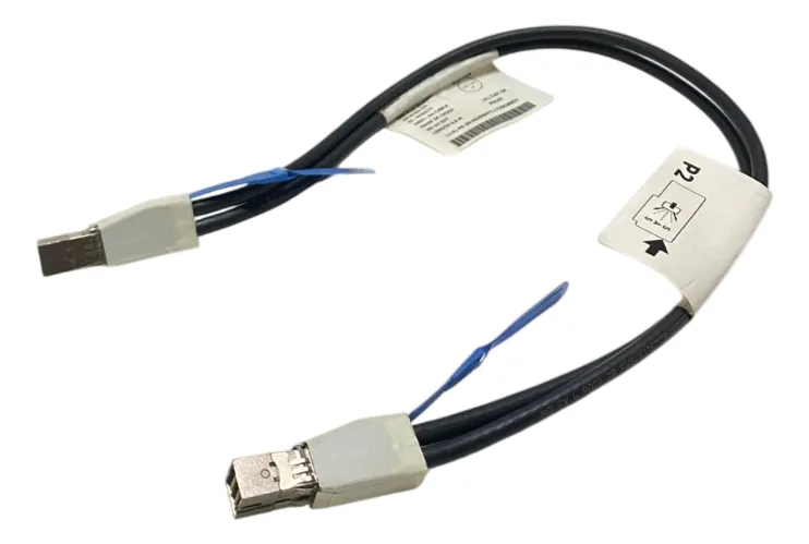 Cabo Mini SAS HD SFF-8644 IBM 0.6M 00J0094 - Imagem 2