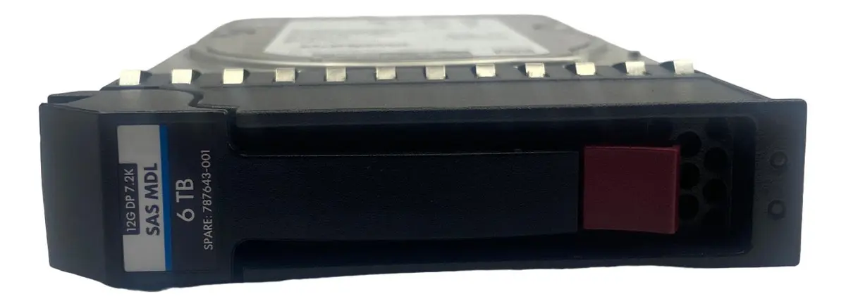 HD HP 6TB 7.2K 3.5 SAS 12GB 787643-001 807581-001 J9F43A - Imagem 2
