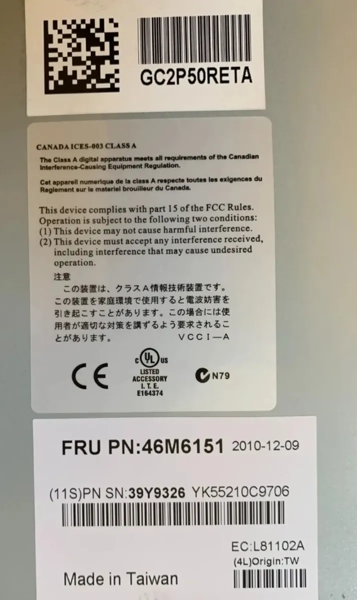 BLADECENTER IBM SERVER 46M6151 39Y9326 - Imagem 4