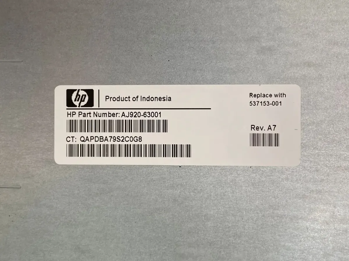 HP CONTROLADORA 4GB P6500 AJ920-63001 537153-001 - Imagem 5