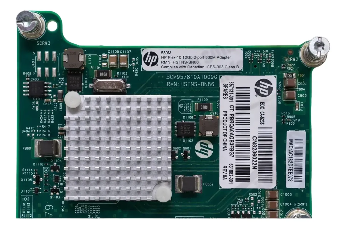 Placa de Rede HP Integrada 530M 10GB 2-Port 657131-001 - Imagem 3