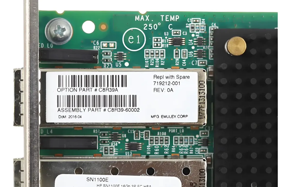 HP HBA SN1100E 16GB SFP FC 2-Port NIC 719212-001 C8R39A - Imagem 5
